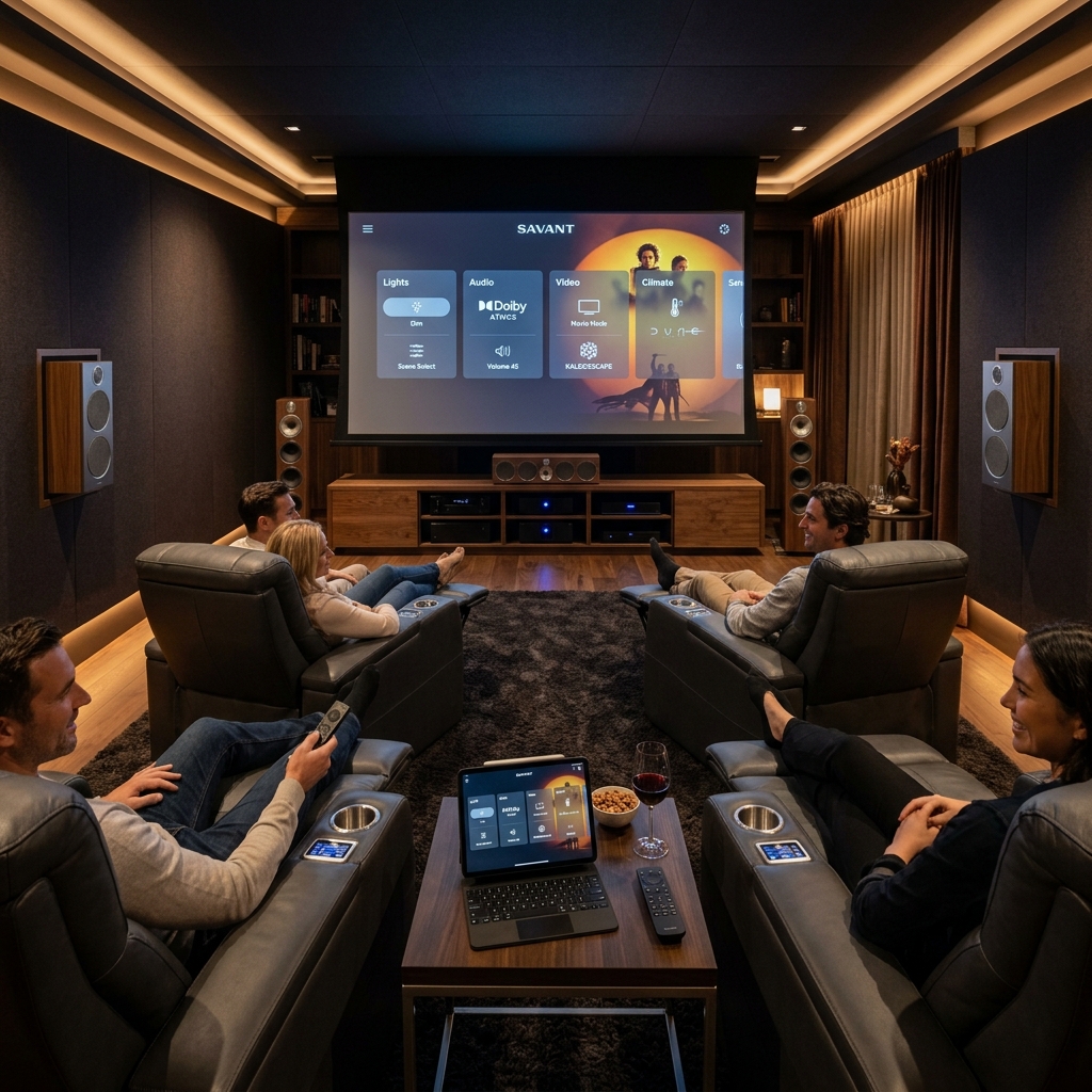Smart audio-visual media distribution and high-fidelity controls